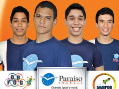 Equipe do Colégio Paraíso entre as melhores do país em olimpíada de foguetes