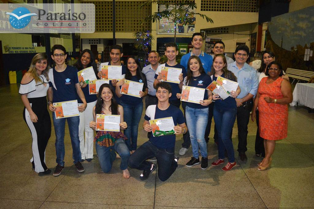 Colégio Paraíso realiza premiação da Olimpíada Cearense de Ciências