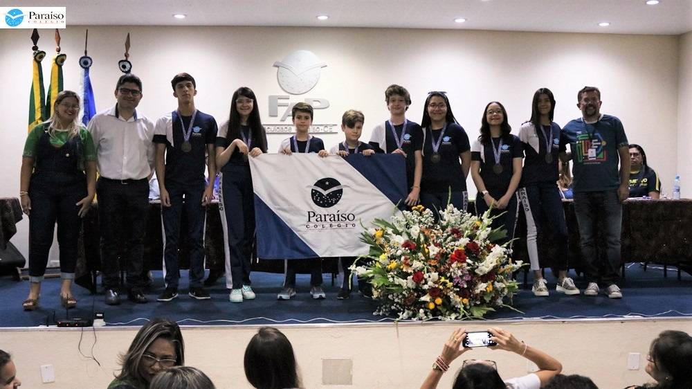 Cerimônia de entrega de medalhas da Olimpíada Brasileira de Raciocínio Lógico 2019 