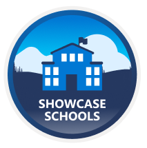 selo escola showcase