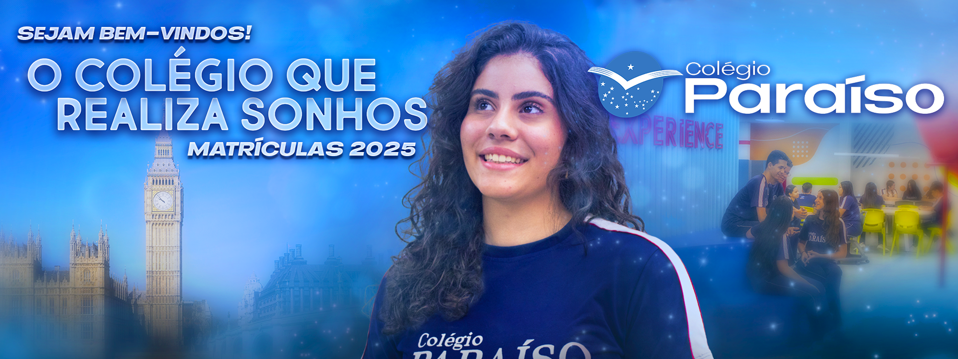 banner da campanha de matrículas de 2025