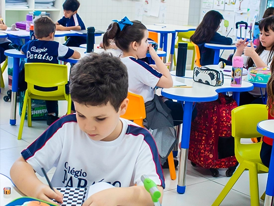 alunos do ensino infantil