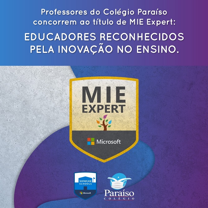 Professores do CP concorrem ao título de MIE Expert: educadores reconhecidos pela inovação no ensino