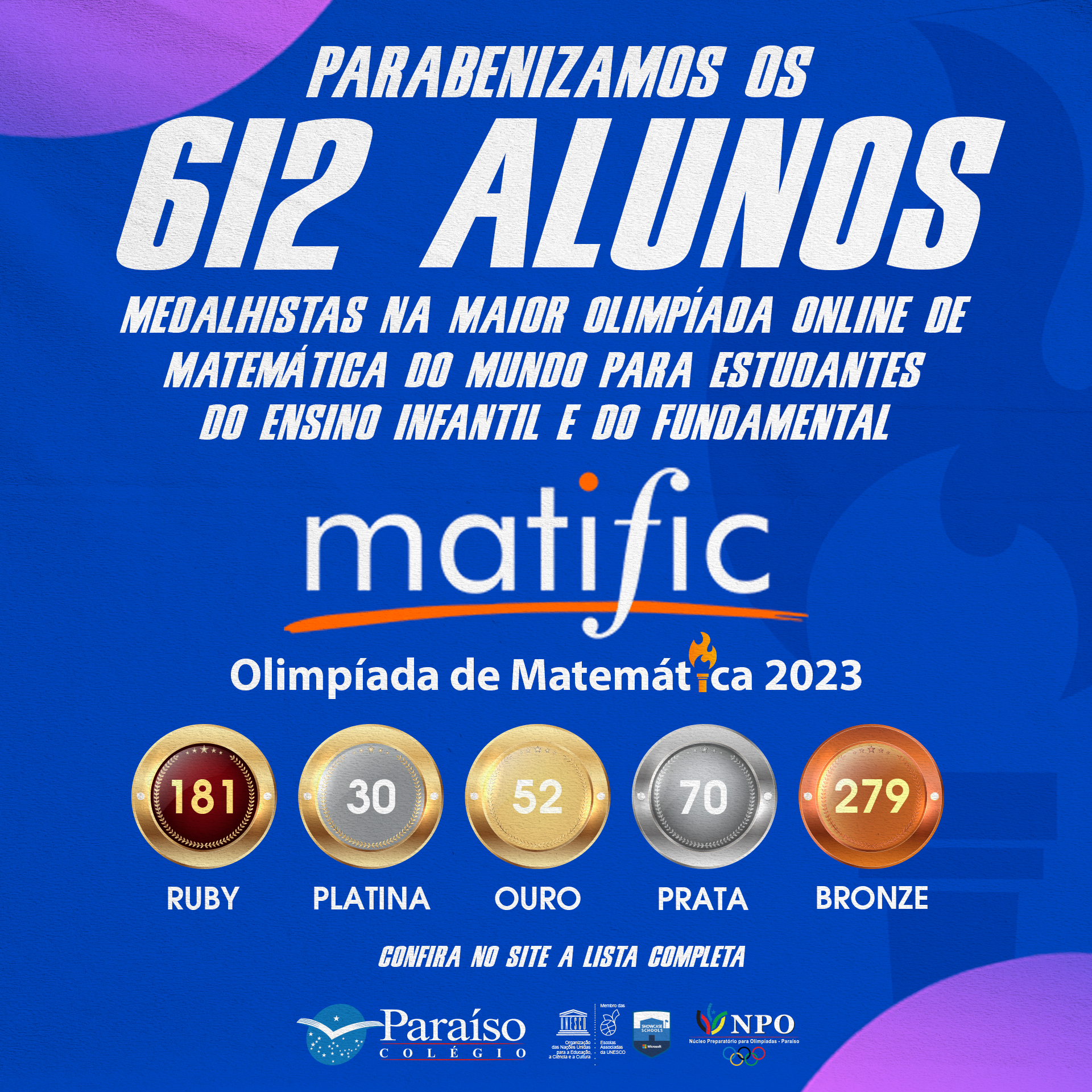 612 alunos matific